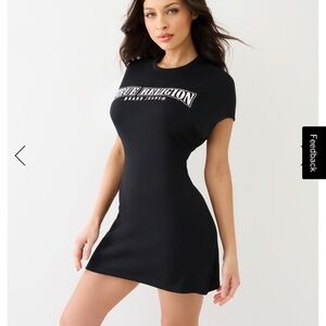 True Religion Black Mini Dress